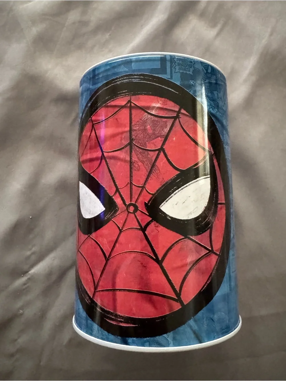Marvel White and Black Logo Tin Box Lid